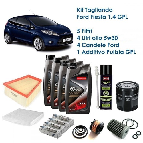 Kit tagliando ford fiesta - kit, vi