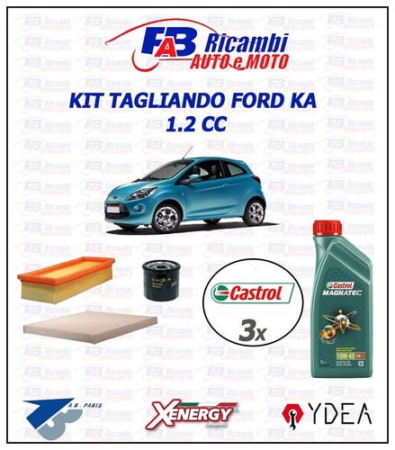 Kit tagliando ford 2cc - kit, 1.2cc